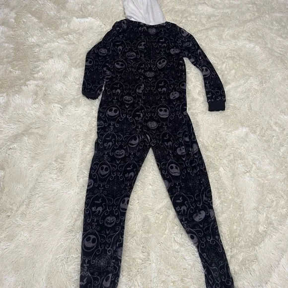 Disney Nightmare Before Christmas one piece pajama with hood. - Picture 6 of 6